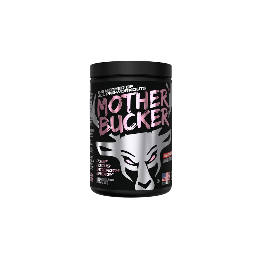 Pre-entreno Bucked Up Mother Bucker Strawberry Super Sets, 30 Porciones