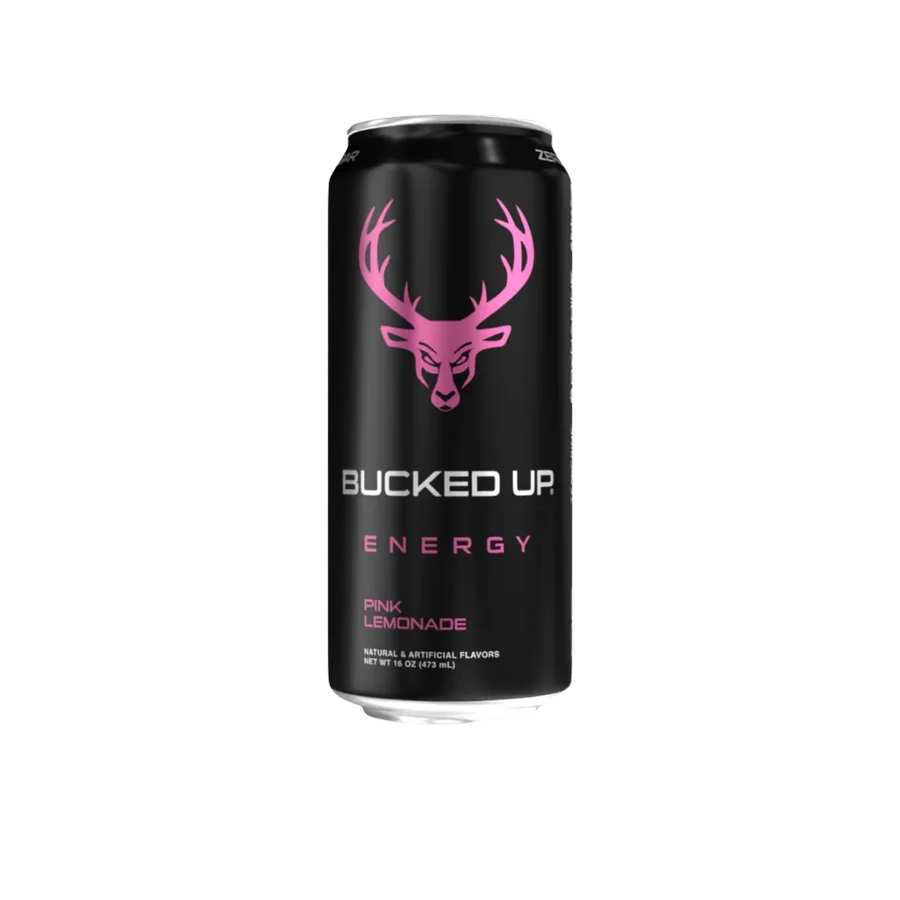 Bucked up Pink Lemonade 16 oz