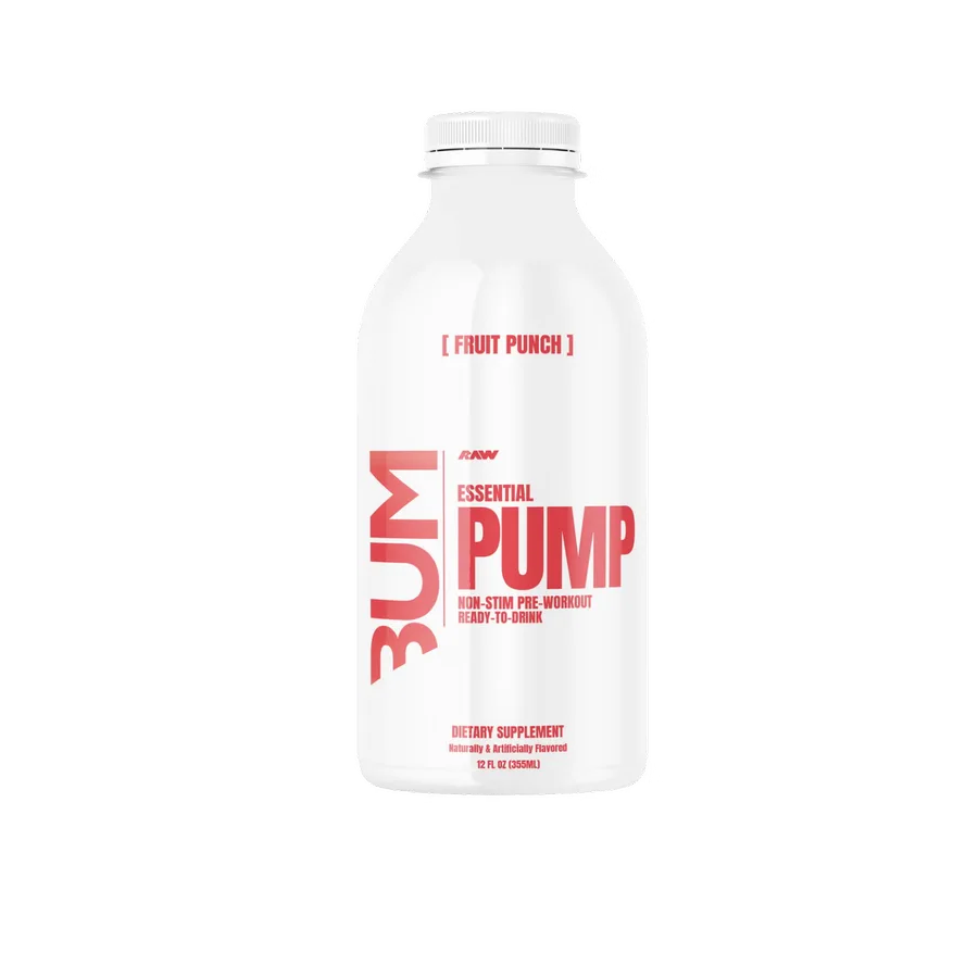 BUM Pump RTD Pre-Workout Fruit Punch 12 oz