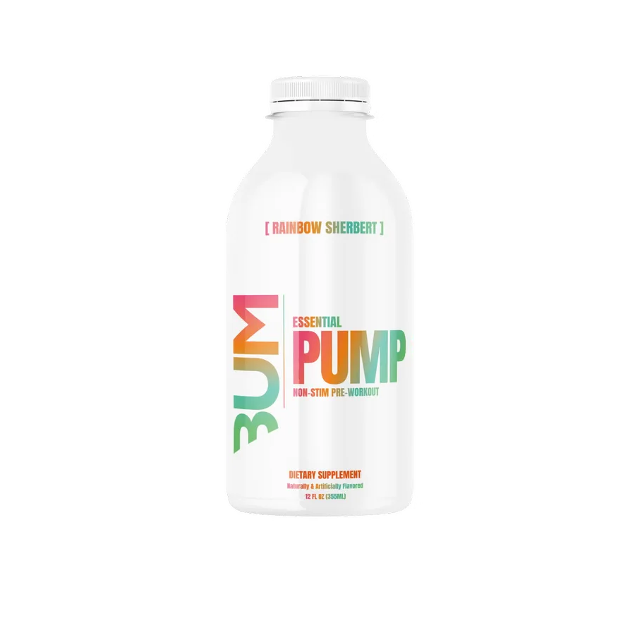 BUM Pump RTD Pre-Workout Rainbow Sherbet 12 oz