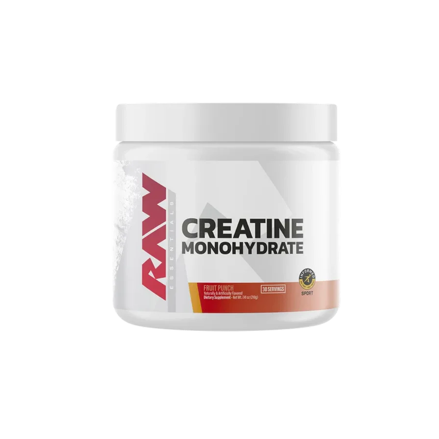 RAW Creatine Monohidrate Fruit Punch, 30 Porciones