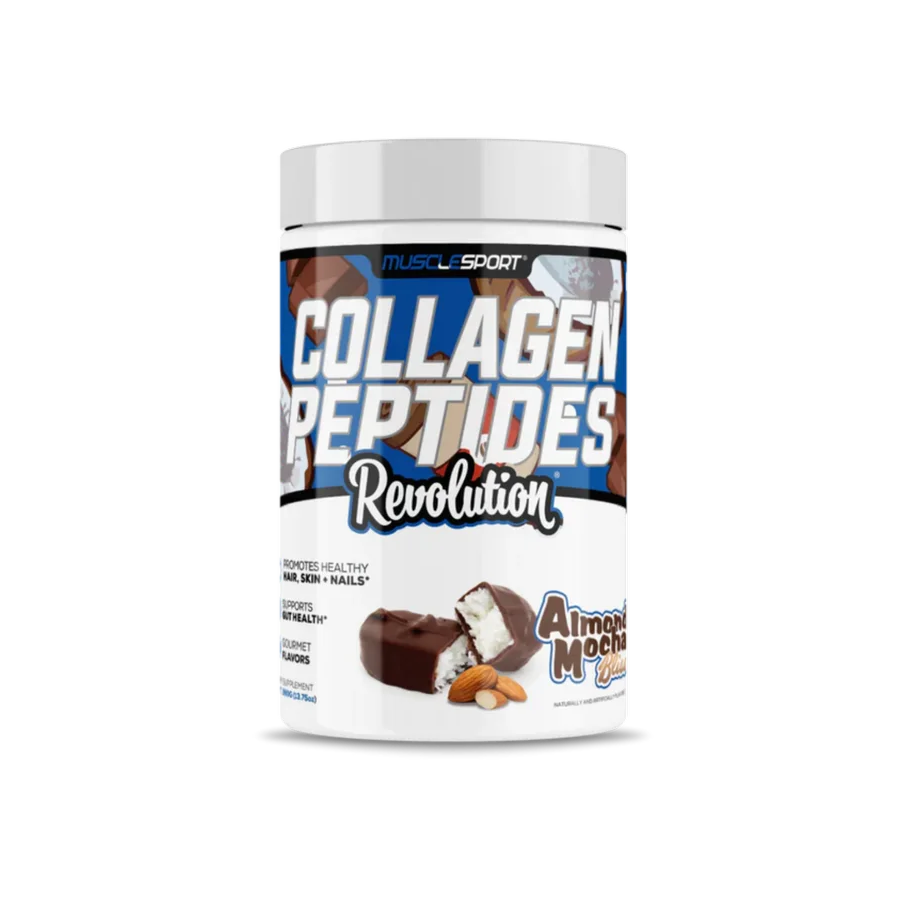 Musclesport Colágeno en Polvo Almond Mocha Bliss, 30 Porciones