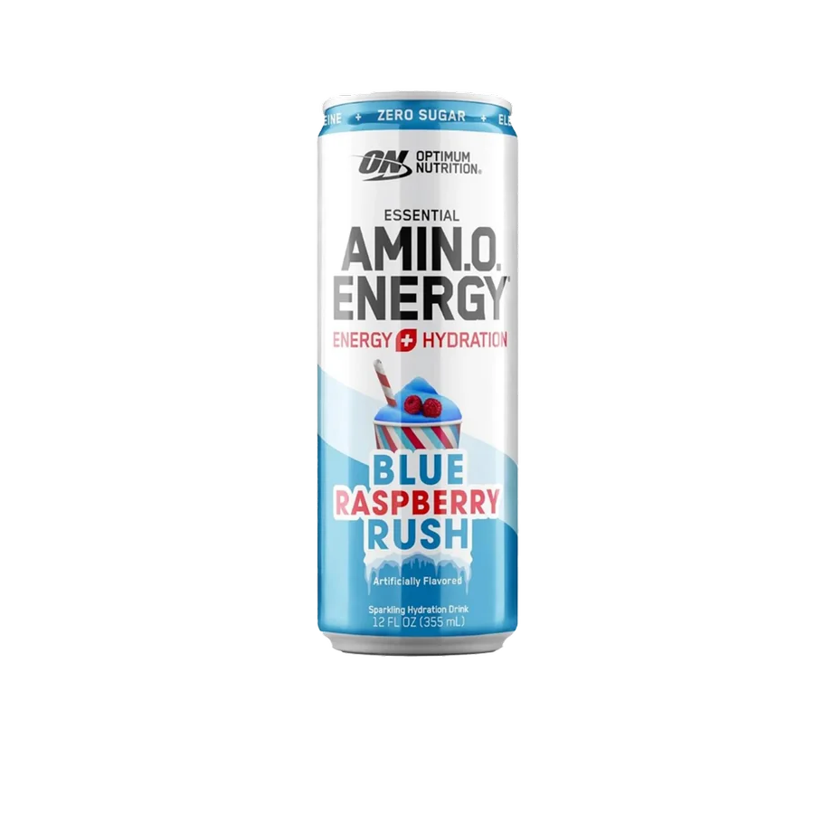 Optimum Nutrition Amino Energy Blue Raspberry Blush Lata 12 oz