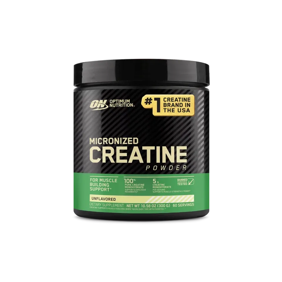 Optimum Nutrition Creatina Monohidratada Micronizada, 60 Porciones