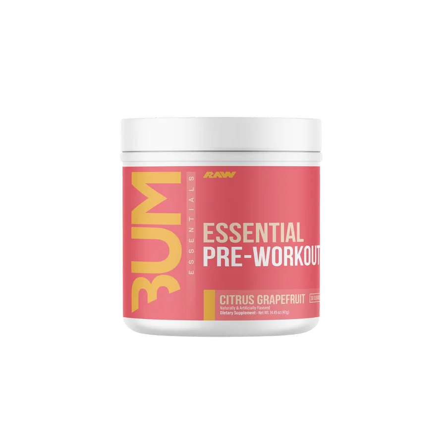 Pre-entreno BUM X RAW Essential Citrus Grapefruit, 30 Porciones