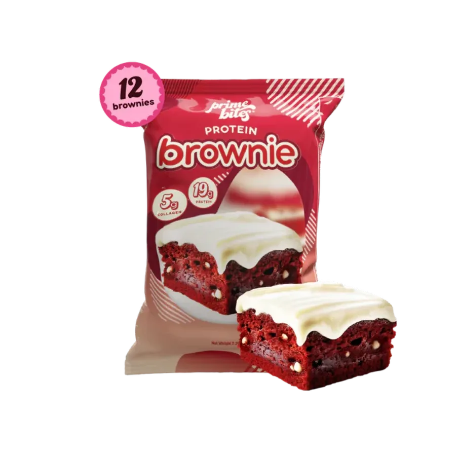Prime Bites Brownie Red Velvet