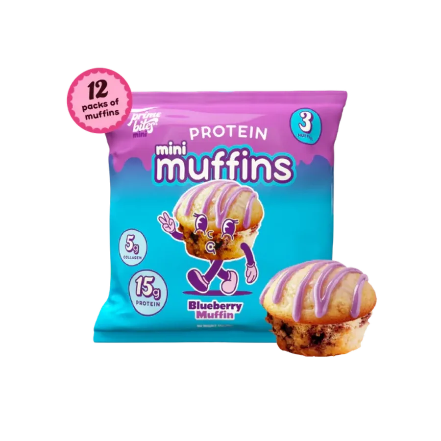 Prime Bites Mini Muffins Blueberry Muffin