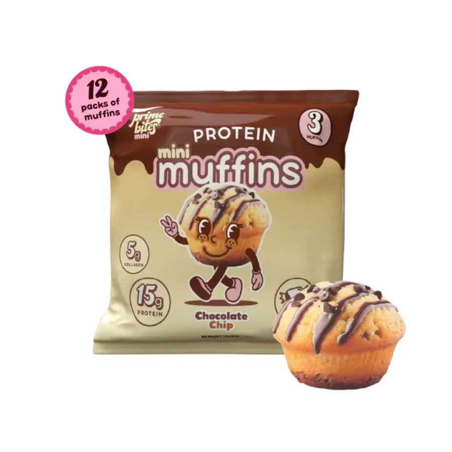 Prime Bites Mini Muffins Chocolate Chip