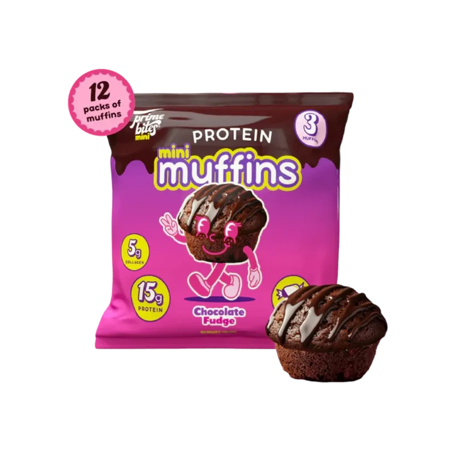 Prime Bites Mini Muffins Chocolate Fudge
