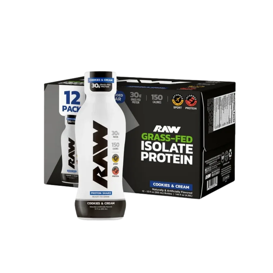 Protein Shake Raw Cookies and Cream 12 oz