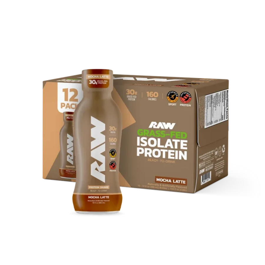 Protein Shake Raw Mocha Latte 12 oz