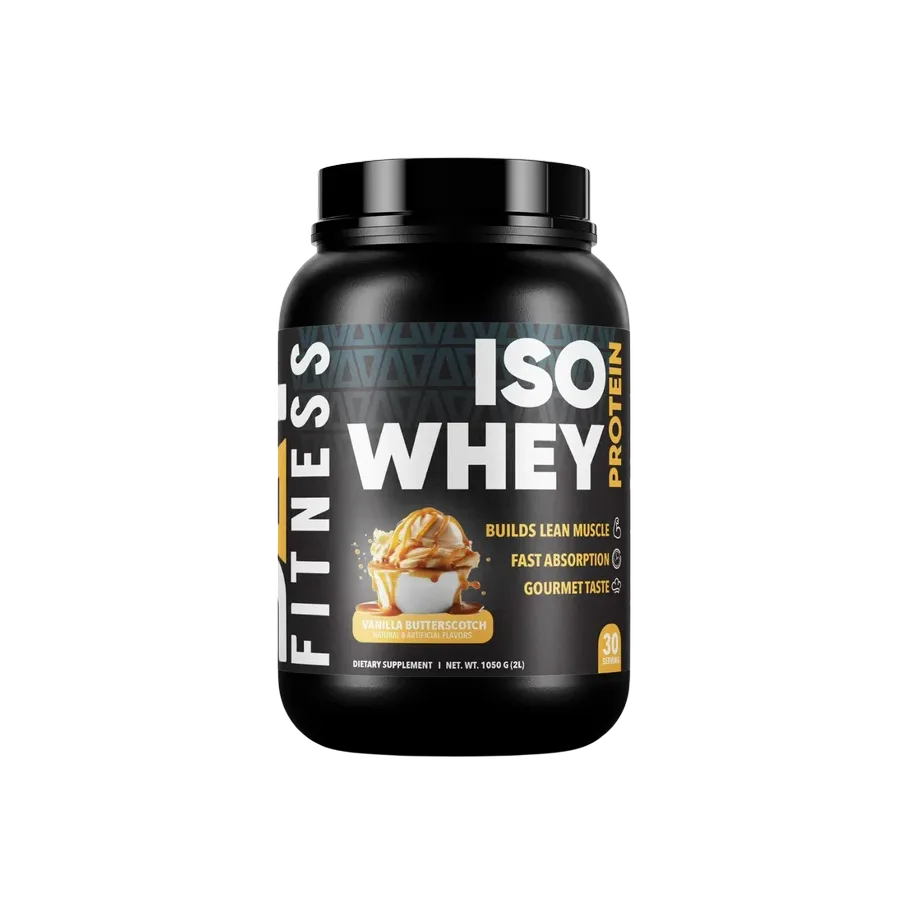 Proteína Bay Fitness Iso Whey Vainilla Butterscotch, 30 Porciones