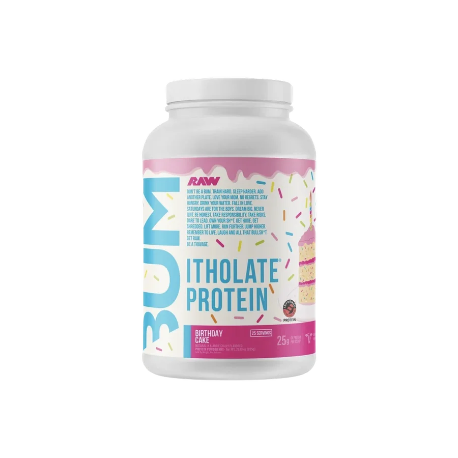 Proteína BUM x RAW Itholate Birthday Cake, 25 Porciones