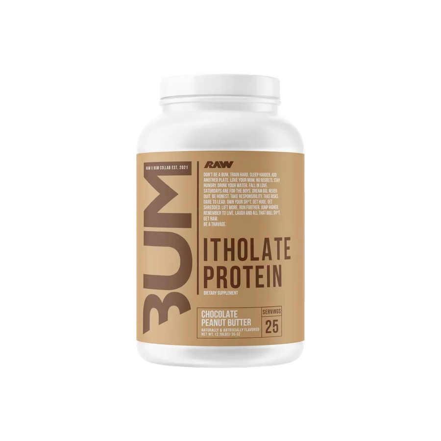 Proteína BUM x RAW Itholate Chocolate Peanut Butter, 25 Porciones