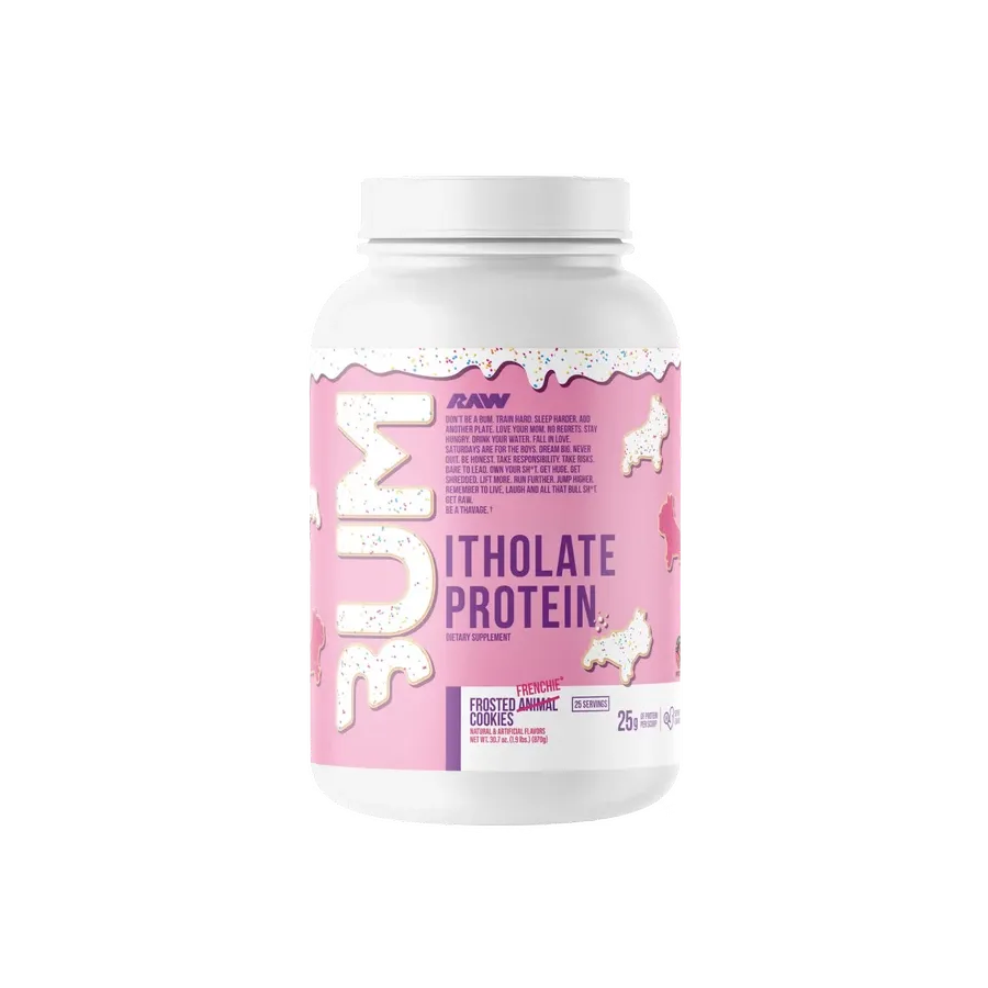 Proteína BUM x RAW Itholate Frosted Cookies, 25 Porciones