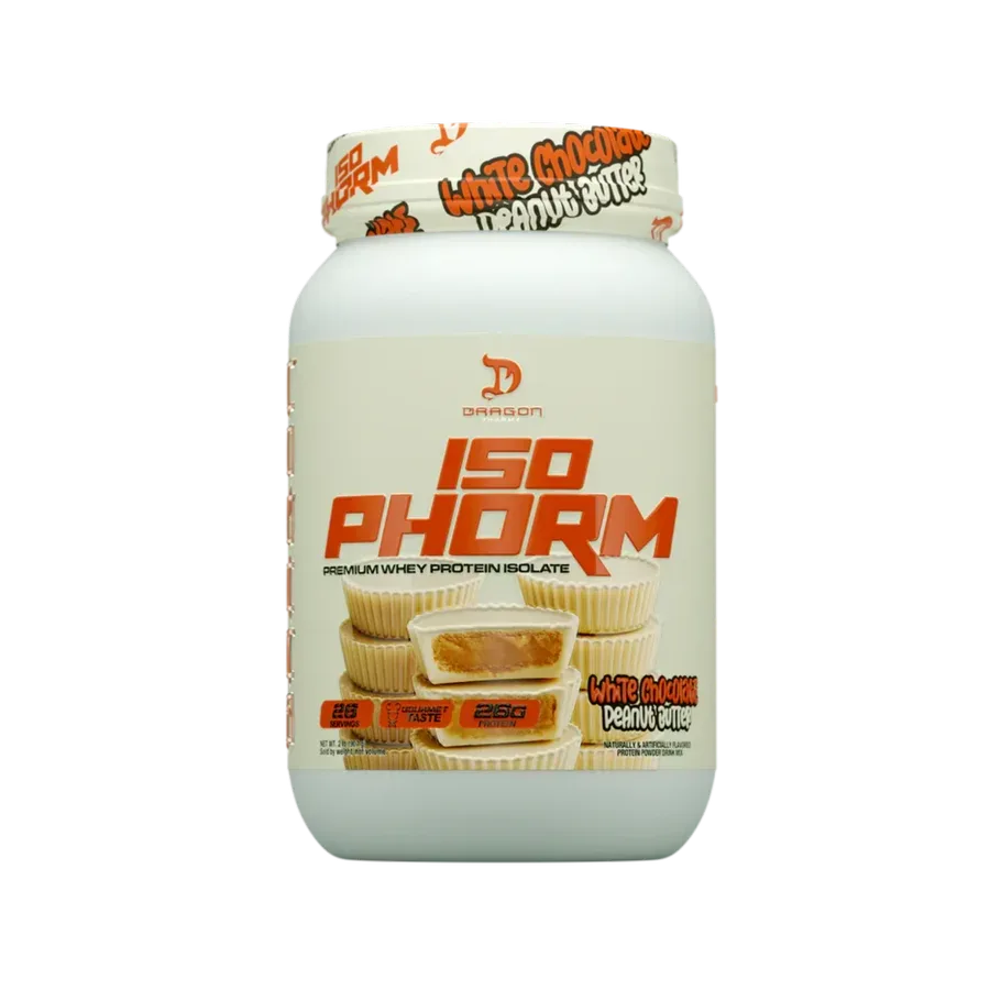 Proteína Dragon Pharma Isophorm White Chocolate Peanut Butter, 26 Porciones