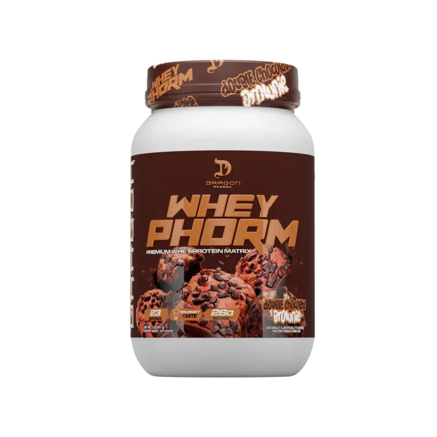 Proteína Dragon Pharma Wheyphorm Double Chocolate Brownie, 23 Porciones