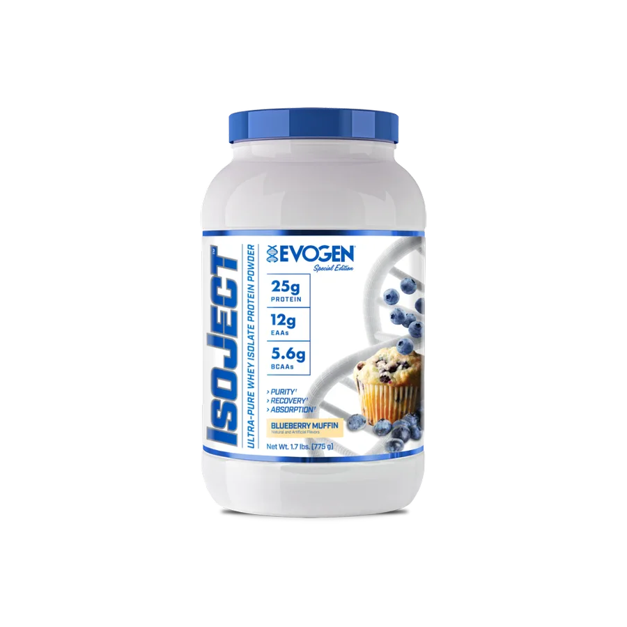 Proteína Evogen Isoject Blueberry Muffin, 25 Porciones