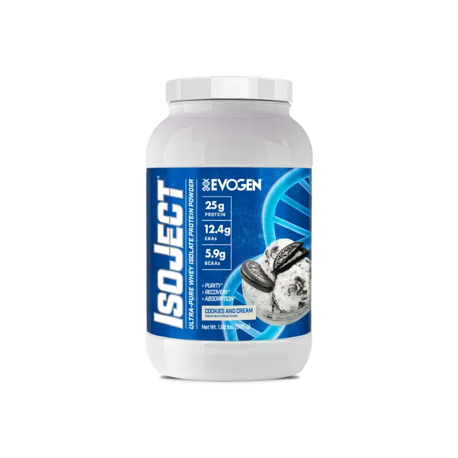Proteína Evogen Isoject Cookies and Cream, 25 Porciones