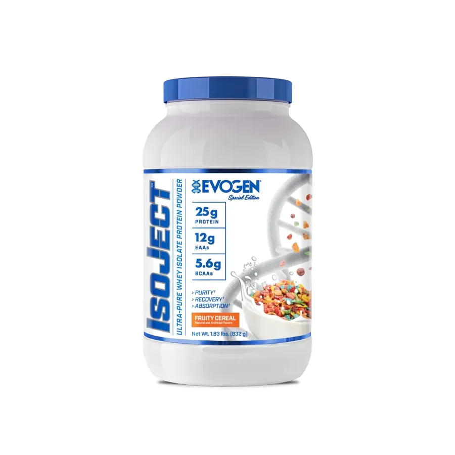 Proteína Evogen Isoject Fruity Cereal, 25 Porciones