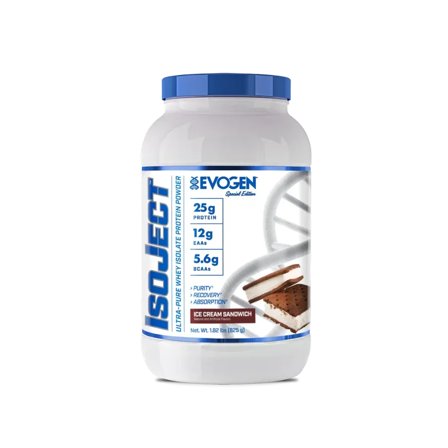 Proteína Evogen Isoject Ice Cream Sandwich, 25 Porciones