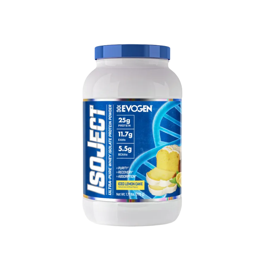 Proteína Evogen Isoject Ice Lemon Cake, 25 Porciones
