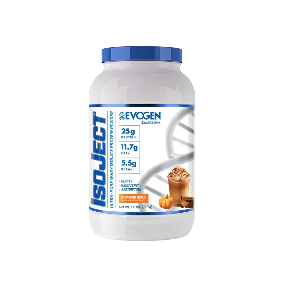 Proteína Evogen Isoject Pumpkin Spice, 25 Porciones