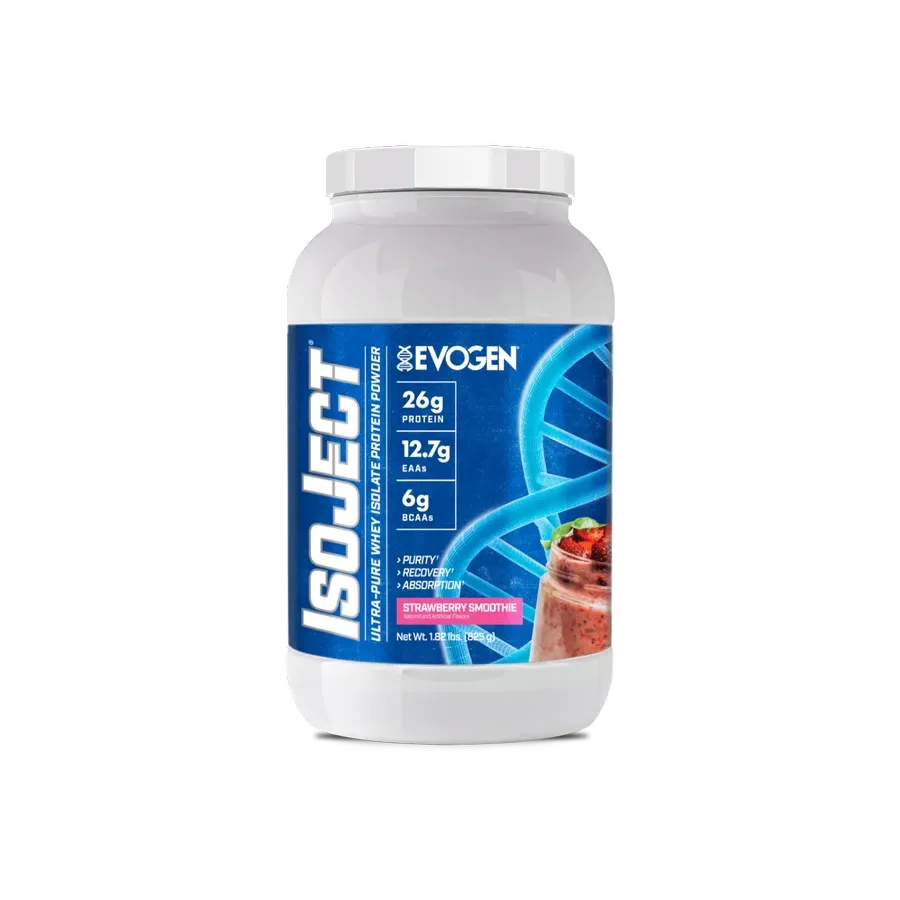 Proteína Evogen Isoject Strawberry Smoothie, 25 Porciones