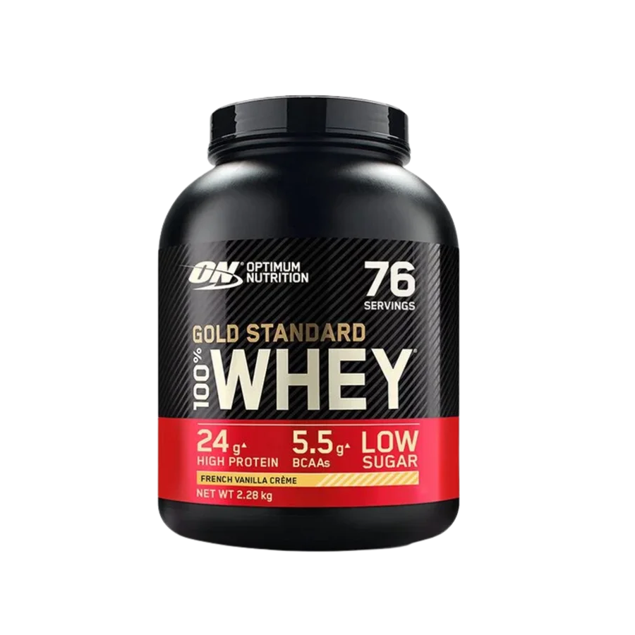 Proteína Optimum Nutrition Whey French Vanilla Creme, 76 Porciones
