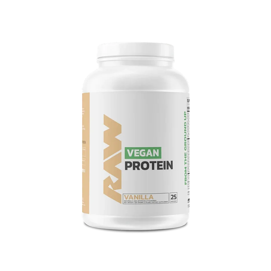 Proteína RAW Vegana Vanilla, 25 Porciones
