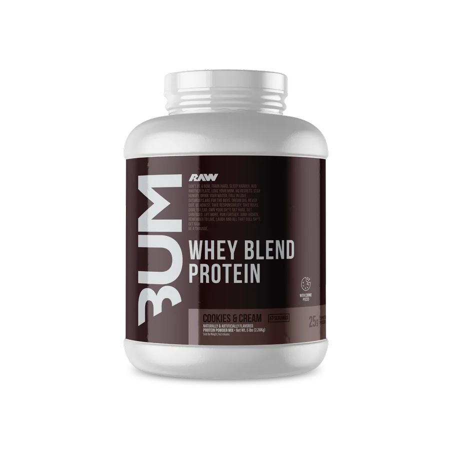 Proteína RAW Whey Blend Cookies & Cream, 67 Porciones